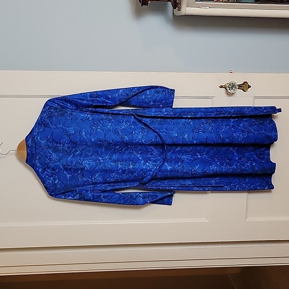 Vintage Blue Marble Dress - Picture 9 of 9